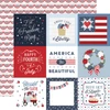ECHO PARK All American 12x12 Paper: 4x4 Journaling Cards