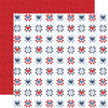 ECHO PARK All American 12x12 Paper: Patriotic Patchwork