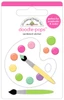 PREORDER - ships JUNE: DOODLEBUG DESIGNS Color Me Crafty Doodle-Pops Sticker: Color Me Happy