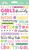 PREORDER - ships JUNE: DOODLEBUG DESIGNS Color Me Crafty Puffy Words Stickers