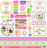 PREORDER - ships JUNE: DOODLEBUG DESIGNS Color Me Crafty This & That 12x12 Sticker