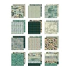 TIM HOLTZ Idea-Ology Pallet Collection 12x12 Paper Pack: Teal