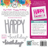 EMILY MOORE DESIGNS Die Set: Happy Birthday Word - Big & Bold