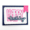 EMILY MOORE DESIGNS Die Set: Happy Birthday Word - Short & Sweet