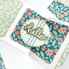 EMILY MOORE DESIGNS Die Set: Hi, Hey, Hello Words - Short & Sweet