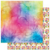 PAPER ROSE Rainbow Village 12x12 Paper: Basics B