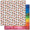 PAPER ROSE Rainbow Village 12x12 Paper: E
