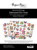 PAPER ROSE Rainbow Village Embossed Die Cuts