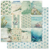 PAPER ROSE Seaside Memories 12x12 Paper: Basics E