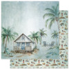 PAPER ROSE Seaside Memories 12x12 Paper: Basics C