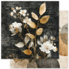 PAPER ROSE Ink & Ivory 12x12 Paper: B