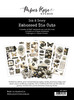 PAPER ROSE Ink & Ivory Embossed Die Cuts
