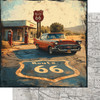PREORDER - ships July: SSC DESIGNS Road Trip Route 66 12x12 Paper: Souvenir Strip