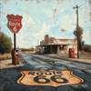 PREORDER - ships July: SSC DESIGNS Road Trip Route 66 12x12 Paper: Bagdad Cafe Break