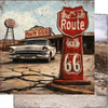 PREORDER - ships July: SSC DESIGNS Road Trip Route 66 12x12 Paper: Route Rambler