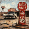 PREORDER - ships July: SSC DESIGNS Road Trip Route 66 12x12 Paper: Route Rambler