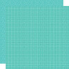 PREORDER - ships in July: BELLA BLVD Bella Besties 12x12 Graph & Dot Cardstock - Gulf (25 sheets)