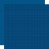 PREORDER - ships in July: BELLA BLVD Bella Besties 12x12 Graph & Dot Cardstock - Blueberry (25 sheets)