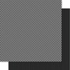 PREORDER - ships in July: BELLA BLVD Bella Besties 12x12 Gingham & Stripes Cardstock - Black (25 sheets)