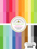 DOODLEBUG DESIGNS 6x8 Paper Pad: Rainbow Petite Prints - Gingham/Linen