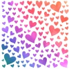 DARE 2B ARTZY 6x6 Stencils: Hearts DUO (2 pack)