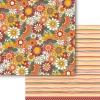 DARE 2B ARTZY Feelin' Groovy 12x12 Paper: Groovy Blooms