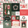 PREORDER - ships September: SIMPLE STORIES Mistletoe & Holly 12x12 Paper: Combo Elements