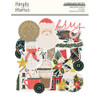 PREORDER - ships September: SIMPLE STORIES Mistletoe & Holly Chipboard Pieces