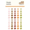 PREORDER - ships August: SIMPLE STORIES Pumpkins & Plaid Glitter Enamel Dots