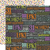 PREORDER - ships August: SIMPLE STORIES Say Cheese Classic Mouse Halloween 12x12 Paper: Not So Scary