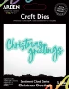 ARDEN CREATIVE STUDIO Craft Die Set: Sentiment Cloud Series - Christmas Greetings