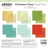 ARDEN CREATIVE STUDIO 12x12 Paper Pad: Christmas Cheer - Solids