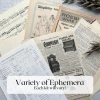PREORDER - ships August: A HOUSE OF BOOKS Junk Journal Kit for Modern Junk Journaling