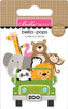 PREORDER - ships August: BELLA BLVD Zoo Day Bella-Pops 3D Stickers - Zoo Crew