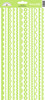 PREORDER - ships late AUGUST: DOODLEBUG DESIGNS Fancy Frills Sticker: Limeade