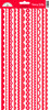 PREORDER - ships late AUGUST: DOODLEBUG DESIGNS Fancy Frills Sticker: Ladybug
