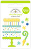 PREORDER - ships late AUGUST: DOODLEBUG DESIGNS Balloons & Banners Doodle-Pops Sticker: Party Time