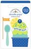 PREORDER - ships late AUGUST: DOODLEBUG DESIGNS Balloons & Banners Doodle-Pops Sticker: Birthday Sundae