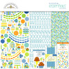 PREORDER - ships late AUGUST: DOODLEBUG DESIGNS Balloons & Banners 12x12 Essentials Kit