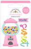 PREORDER - ships late AUGUST: DOODLEBUG DESIGNS Cupcakes & Candles Shaker-Pops Sticker: You're Sweet