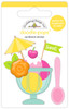 PREORDER - ships late AUGUST: DOODLEBUG DESIGNS Cupcakes & Candles Doodle-Pops Sticker: Sweet Celebration