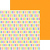 PREORDER - ships late AUGUST: DOODLEBUG DESIGNS Cupcakes & Candles 12x12 Paper: Birthday Wishes