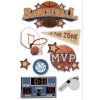 PAPER HOUSE PRODUCTIONS 3D Stickers: Basketball