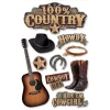 PAPER HOUSE PRODUCTIONS 3D Stickers: 100% Country