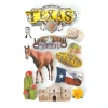 PAPER HOUSE PRODUCTIONS 3D Stickers: Texas