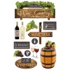 PAPER HOUSE PRODUCTIONS 3D Stickers: Wine Country