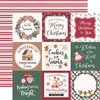 ECHO PARK Baking Christmas Cheer 12x12 Paper: 4x4 Journaling Cards