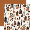 CARTA BELLA Handmade Halloween 12x12 Paper: Haunted Halloween Street