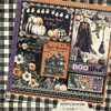 GRAPHIC 45 BOOtiful Greetings 12x12 Paper: Signature Cut-apart
