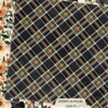 GRAPHIC 45 BOOtiful Greetings 12x12 Paper: Floral & Plaid